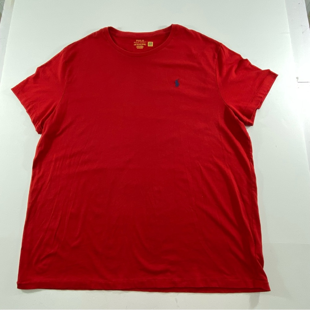 POLO  RALPH LAUREN Short Sleeve Tee Red Men’s Size:2XL